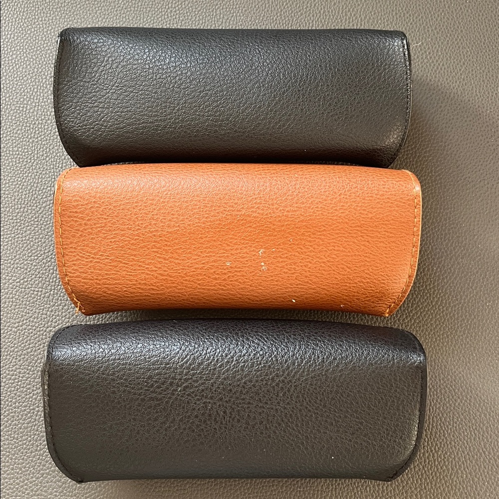 Ray-Ban Black and Tan Sunglass Cases Trio - Picture 3 of 3